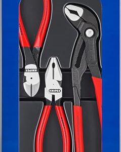 KNIPEX Kraft-Paket 1x 02 01 180, 1x 87 01 250, 1x 74 01 160, 00 20 10