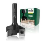 Fraiser Tornado – Planfräser Holz mit Schnittdurchmesser 35 mm und 8 mm Schaft, 3 austauschbaren HM-Wendeplatten – Flächenfräser, Kantenfräser und Nutfräser für CNC und Oberfräse