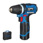 HYUNDAI Akkuschrauber CD1201LI SET, Akkubohrschrauber 12V, Akkubohrer, Bohrmaschine im Koffer mit 1 x 2.0Ah Akku, Schnellladegerät, inkl. 13-teiligem Zubehör