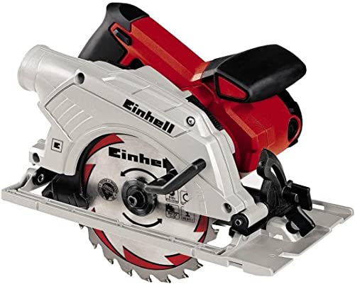 Einhell Handkreissäge 165 TE-CS 165 (1200 W, max. 55 mm, Sägeblatt Ø 165 mm, 24 Zähne, Absaugadapter, Parallelanschlag)