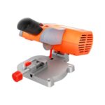 awolsrgiop Mini Kappsäge 90W, Elektrische Gehrungssäge 7800 U/min, 0-45° Gehrungseinstellung, Tischkreissäge für Holz, Metall und Kunststoff, Inklusive Spannwerkzeug und Sägeblatt