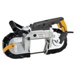 Optimum Hand-Bandsäge quantum SQ-V10 (230 V, mit 1,1 kW Motor, abnehmbar, mit Transportkoffer und LED-Licht, variabler Sägebandgeschwindigkeit, Metallbandsäge) 3184210