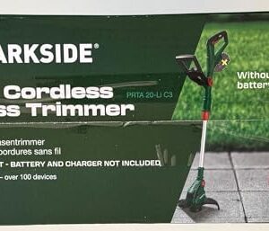 Parkside® 20V Akku Rasentrimmer PRTA 20-Li C3, ohne Akku und Ladegerät, Trimmer, Schnittbreite: ca. 24 cm