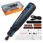 Multifunktionswerkzeug Akku mit 96 Zubehörteilen,Gravierstift mit variablem Tempo 5000-15000 U/min für Gravur,Polieren,Schleifen und Bohren auf Metall,Holz,Glas,Tragbar und leicht für Gravur Gerät