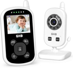 GHB Babyphone mit Kamera – 2,4 Zoll Display & ECO-Modus