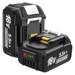 2Stück 5.5Ah Ersatzakku Kompatibel mit Makita 18V Akku BL1850 BL1860B BL1855 BL1840 BL1830 mit LED Indikator