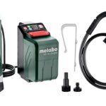 metabo Akku-Tauch- und Regenfasspumpe TPF 18 LTX 2200 – 601729850 – 18 V – Max. Fördermenge 2200 l/h und max. Förderhöhe 22 m – Max. Eintauchtiefe: 2 m – 142 x 142 x 226 mm