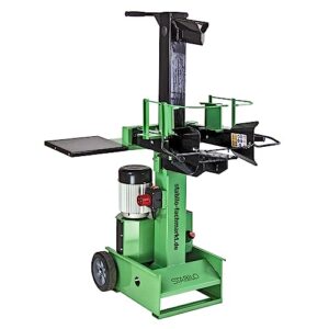 DEMA Elektro-Holzspalter 8 t – Stehend, Meterspalter, Hydraulikspalter, Brennholzspalter, Kaminholzspalter – 400 V, 3 kW, robust, kraftvoll, vielseitig – Garten, Werkstatt, Brennholz