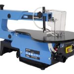 Güde Dekupiersäge GDS 16 E (120 W, stufenlose Drehzahlregulierung, Tisch 45° schwenkbar, Grundgestell aus Stahlguss, Absaugvorrichtung, für Feinschnitte, inkl. 3x Sägeblättern, Testurteil gut)