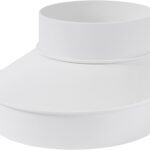 Vent Systems Ø150 bis 100 mm Kanal Reduzierstück Adapter Verbinder Fitting Rohr Erhöhung Reduzierstück Konus für HVAC Lüftungssysteme ABS Kunststoff PVC Rohr 6" auf 4" Zoll