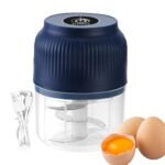 Akku-Häcksler | Elektrischer Fleisch-Knoblauch-Minizerkleinerer |, Zerkleinerer Mit Ergonomischem Druckknopf Für Kartoffeln, Kürbis, Schweinefleisch, Karotten, Chilischoten