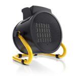 Brandson - Heizlüfter 3000 Watt - Keramik Heizstrahler - Raumtrockner Bautrockner - Turbo Elektroheizgebläse mit Überhitzungsschutz, Extra Stark - für Baustelle Haus Werkstatt Garage Heizgerät