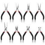 Schmuckzangen Set 8 Stück Mini Zangen Set Zangenset Klein Schmuckzange Schmuck Zangen für Die Herstellung Von Schmuck Heimwerker Profis Diy Reparaturen