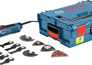 Bosch Professional Multitool GOP 40-30 (Leistung 400 Watt, Starlock Plus, inkl. 7x Tauchsägeblatt, 5x Schleifpapier, 3x Segmentsägeblatt, 1x Schleifplatte, L-BOXX)