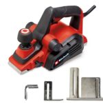 Einhell Elektrohobel TE-PL 920 (920 Watt, 82 mm Hobelbreite, bis 3,5 mm Spantiefe, Falztiefen-/Parallelanschlag, autom. Parkschuh, Absaugadapter, inkl. 2x TCT-Wendemesser)