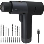 HOTO Akku-Bohrschrauber 12V, Schlagbohrschrauber Akkubohrer 30 Nm max. Drehmoment auf 30 Stufen, 1400 U/min, Akku Bohrmaschine Akkuschrauber Set mit LED-Anzeige, 2000mAh Akku, USB-C-Aufladung