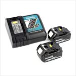 Makita Power Source Kit Li 18V mit 2x BL1850B Akku 5,0Ah + DC18RC Ladegerät (197570-9)