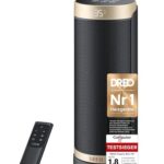 Dreo Heizlüfter Energiesparend, PTC Keramik Heizlüfte Leise, 70° Oszillierend Elektroheizung mit Fernbedienung, 12-Std-Timer, 3 Modus 3 Geschwindigkeit, Überhitzungs-Kippschutz, Solaris Slim H3