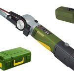 Proxxon Bandschleifer BS/A (Präzision Schleifer Akku 10,8 V; je 2x Schleifband 10 x 330 mm K80, K180; Schleifarm Schwenkbar) 29810