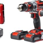 Einhell Professional Akkuschrauber TP-CD 18 Li-i BL Kit Power X-Change (18 V, Schlagfunktion, Brushless, 60 Nm, 2 Gang, LED Licht, Koffer, inkl. 2x 2,0 Ah Akku + Ladegerät)