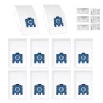 16 Stück S8340 Staubsaugerbeutel Zubehörset für Miele GN 3D Staubsauger S2 S4 S5 S6 S8, Complete C2/C3, Classic C1, Staubsauger Filtersack (10 Beutel inkl 3 Abluftfilter & 3 Motorschutzfilter)