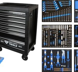 Brilliant Tools BT153473 Werkstattwagen mit 7 Schubladen und 473 Werkzeugen