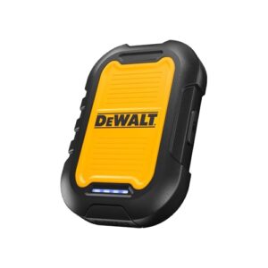 DEWALT Hochleistungs-Magnet-Powerbank 5.000 mAh, Robustes kabelloses tragbares Ladegerät, 18-W-Schnellladeakku, USB-C auf C mit USB-Adapterkabel 4', wasserfest, funktioniert mit Magsafe iPhone 17/16