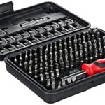 Meister Bit-Set 130-teilig - Chrom-Vanadium-Stahl - Gängige Standard- & Sicherheits-Bits - In praktischer Kunststoffbox / Bit-Satz für Schaubarbeiten / Bit-Sortiment / Schrauber-Bits / 3385430