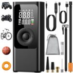 Elektrische Luftpumpe -Akku Luftpumpe Kompressor Pump Electric 150PSI 10000mAh Tragbarer Akku Kompressor mit Digitale LCD-Bildschirm Pressure