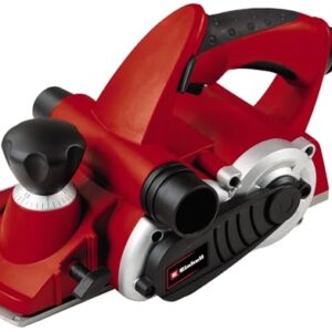 Einhell Elektrohobel TE-PL 900 (900 W, bis 3 mm Spantiefe, große Messerwelle, Fußplatte mit 3 V-Nuten, Softgrip, inkl. Parallelanschlag, Falztiefenanschlag, TCT-Hobelmesser)