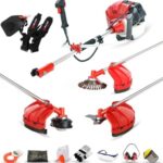 BU-KO 52cc Motorsense Benzin Rasentrimmer Garden Tool inklusive: String Trimmer, Freischneider mit 3T Blade, Stahldraht Strummer Wildkrautbürste Schneidemesser. Tolles Outdoor Tool