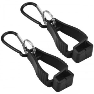 Duronge 2 Stück Handschuhhalter mit Metall-Karabiner, robuste Handschuhclips für Arbeitshandschuhe, Sicherheitsclips für Arbeitsschutzausrüstung