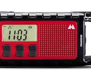 Midland ER300 Pro C1663 Notfallradio AM/FM und externer Akku USB-C für 2 Smartphones, wiederaufladbarer Li-Ion-Akku 10.000 mAh, integriertes Bluetooth