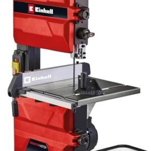 Einhell Bandsäge TC-SB 245 L (400W, max. Sägebandgeschwindigkeit 726m/min, 245 mm Durchlassbreite, max. Schnitthöhe 101 mm, neigbarer Sägetisch, Parallel- und Winkelanschlag, Absauganschluss)