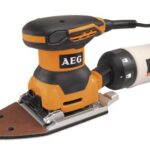 AEG FDS140 Deltaschleifer mit Klettbefestigung, 260 W, mit Staubbeutel, sehr leicht, Handgriff mit Softgrip-Auflage-FDS140