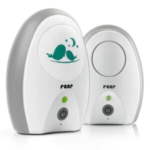 reer Neo Digital Babyphone | 250 m Reichweite | ECO-Modus | VOX-Funktion | FHSS-Technologie | Akku- oder Netzbetrieb | Qualität vom Erfinder