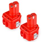 2 stück 4800mAh 12V NI-MH Ersatzakku für Makita Akku 12V 1222 PA12 1220 1222 1234 1233 1235 1235B 1235F Ersatzakku für Makita 12v Akku