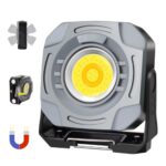MASMEJOR 30W LED Akku Strahler mit Magnetfuß & 1500 Lumen – 4000mAh Arbeitsleuchte für Stromausfall, Autoreparatur & Camping – 7 Lichtmodi + Stufenloser Dimmer