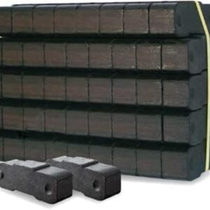 zbs24 Braunkohlebriketts 25 kg Rekord - Kohle Bündelbriketts zum Heizen und Grillen