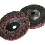 2 Stück Polierscheibe ø: 75 mm, Typ: Mittel, Aufnahme: 10 mm - passendes Zubehör für viele Akku Winkelschleifer und Druckluft-Geräte