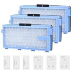 3 Sätze Ersatz Filters für Miele Compact C1, C2, Complete C2, C3, S8340 S8360 S8380, Guard S1 L1 M1 Staubsauger, 3 HEPA-Filter mit 3 Motorfilter 3 Abluftfilter für S4000, S5000, S6000 & S8000 Serie