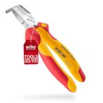 Wiha Installationszange TriCut electric VDE (38853), Seitenschneider + Abisolierzange + Abmanteln | Elektrikerzange für Schalter + Steckdosen | 170 mm