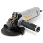 Winkelschleifer Schleifer Trennschleifer 125mm: DEKOPRO 800W Corded Electric Winkelschleifer Regelbare Drehzahl, Leerlaufdrehzahl:12000min-1, mit 1 Schleifscheiben, Zusatzhandgriff, Schutzhaube