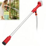 Akku Regenfasspumpe Kompatibel mit 18V Akku (Ohne Akku), Akku Regenfasspumpe Wasserpumpe, Tragbare Sumpfpumpe, Fördermenge 35 L/h, 5M Förderhöhe, Für Pool/Garten/Teich/Wohnmobil/Boot