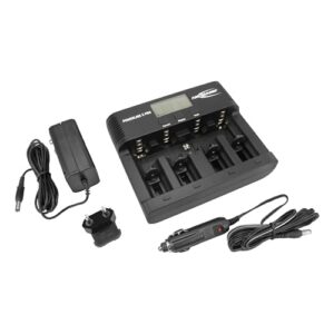 ANSMANN Powerline 5 Pro Ladegerät für NiMH/NiCd Akkus - LCD-Display, Mikroprozessor-Technologie, Mehrfachschutz