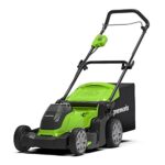 Greenworks G40LM41 Kabelloser Akku Rasenmäher für Flächen bis zu 500 m², 41 cm Schnittbreite, 50-Liter-Sack OHNE 40V Akku & Ladegerät, 3 Jahre Garantie