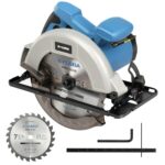 G LAXIA Kreissäge 1400W, Maximale 6000RPM, Einstellbare Schnitttiefe und -winkel: 62 mm (90°) - 48 mm (45°), Sägeblatt-Ø: 185mm, für Holz, Weichmetall, Plastik, PVC