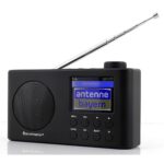 Soundmaster IR6500SW Internetradio DAB+ UKW Radio Bluetooth UPnP Netzwerkplayer tragbares Radio mit Akku 2.200 mAh wiederaufladbar Farbdisplay