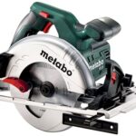 metabo Handkreissäge KS 55 FS - 1200 W, 55 mm Schnitttiefe, 160 mm Sägeblatt, 5600 U/min - Schnittanzeiger, Softgrip, Absauganschluss, für Führungsschienen geeignet - Inkl. Zubehör