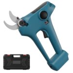 Akku-Astschere für Makita-18V-Batterie, Elektrische Gartenschere mit 30mm SK5 Verchromter High-Carbon-Stahl Klinge und LCD Anzeige (ohne Batterie)